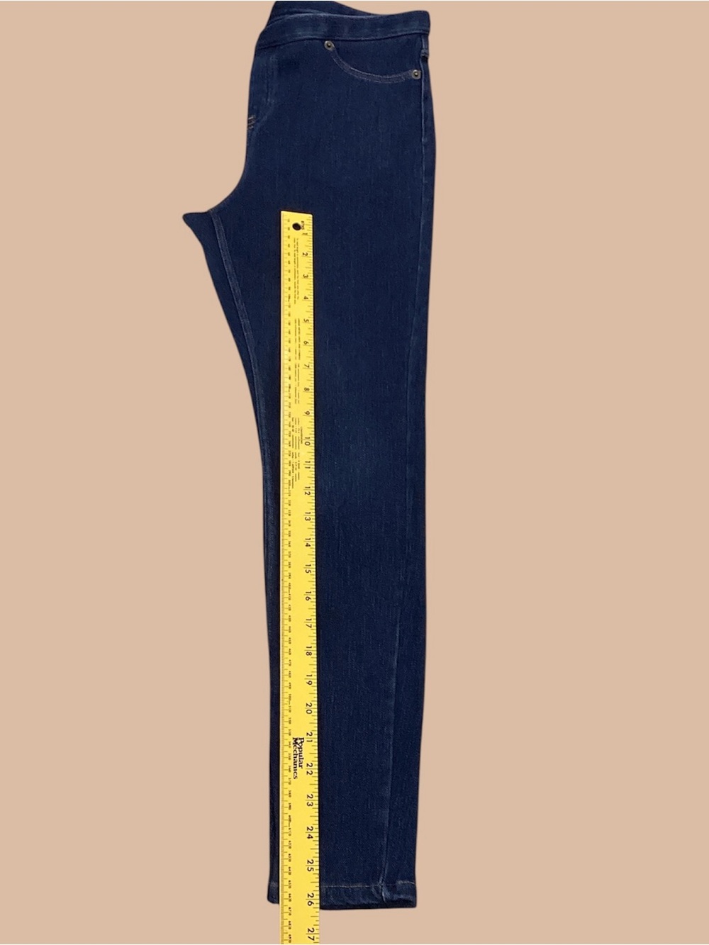 Women's Skinny Jeans — Dark Blue Stretch Denim, size 28 😎 - Picture 4 of 6